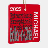 編集長Extraordinaireのカスタム セラミックオーナメント (右)