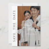 編集雑誌カバーウェディング日付を保存 招待状 (正面)