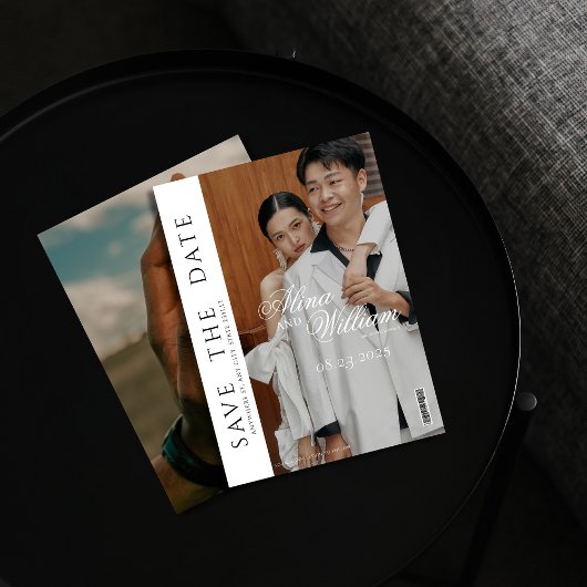 編集雑誌カバーウェディング日付を保存 招待状