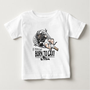 緩いラクロスのギアに生まれて下さい ベビーTシャツ