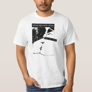 緩い唇の流しの船 Tシャツ