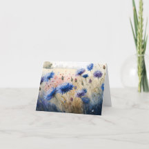 緩い抽象芸術赤い畑コーンフラワーの水色