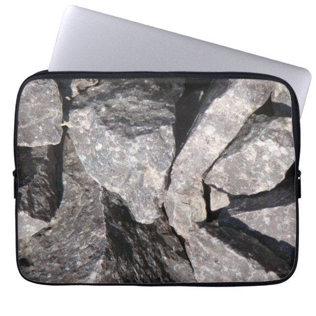 緩い花崗岩 ラップトップスリーブ (正面)
