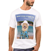 緩くつるして下さい及びイエロー・ラブラドール・レトリーバーの恋人のワイシャツを続けていって下さい