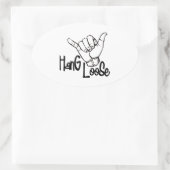 緩つるい 楕円形シール (バッグ)