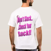 緩めないで下さい-移動を破裂させて下さい Tシャツ (裏面)