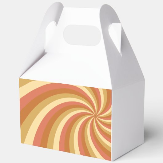 緩和曲線のカラフル背景の優先ボックス フェイバーボックス (正面)