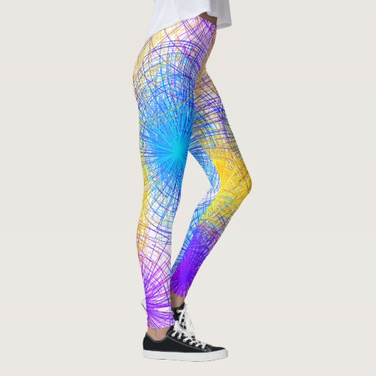 緩和曲線カラフルレギンス レギンス (右)