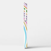 緩和曲線カラフル抽象芸術の背景 Case-Mate iPhoneケース (裏面 / 左)