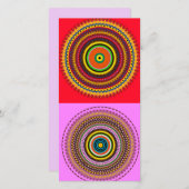 緩和曲線デザイン サンキューカード (正面/裏面)