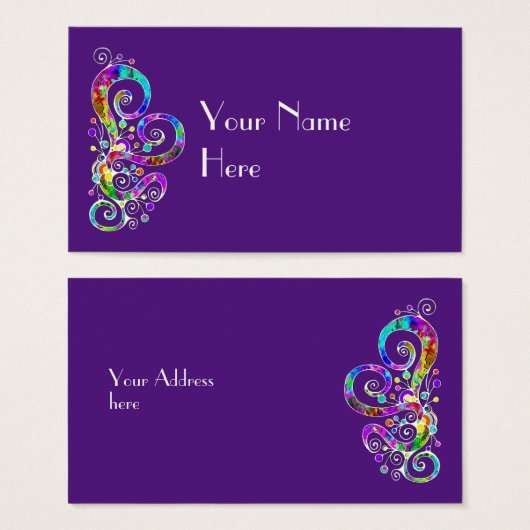 緩和曲線ハート手絵を描デザイン2 (正面&裏面)