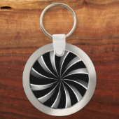 緩和曲線パターン キーホルダー (正面)