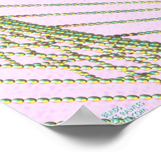 緩和曲線ビーズ ポスター (角)
