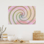 緩和曲線ビーズ ポスター (キッチン)