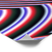 緩和曲線プリント ポスター (角)