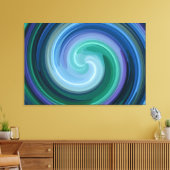 緩和曲線抽象芸術第7条 キャンバスプリント (インサイチュ (リビング))