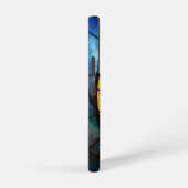 緩和曲線金ゴールド SAMSUNG GALAXYケース (右側面)