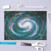 緩和曲線銀河系宇宙 薄葉紙 (クラフト)