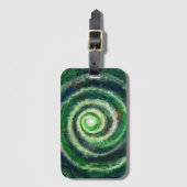 緩和曲線銀河系荷物タグ ラゲッジタグ (正面縦)