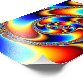 緩和曲線銀河系 – フラクタル図形 フォトプリント            (角)