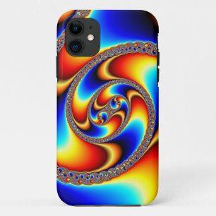 緩和曲線銀河系 – フラクタル図形 iPhone 11 ケース