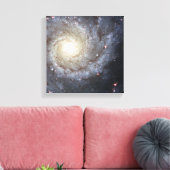 緩和曲線銀河系M74 キャンバスプリント (インサイチュ (リビング))