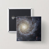 緩和曲線銀河系M74 缶バッジ (正面&裏面)