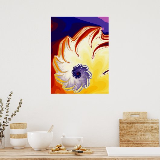 緩和曲線 ポスター (キッチン)