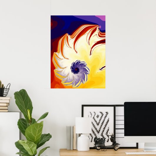 緩和曲線 ポスター (ホームオフィス)