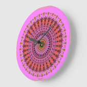 緩和曲線 ラージ壁時計 (傾斜)