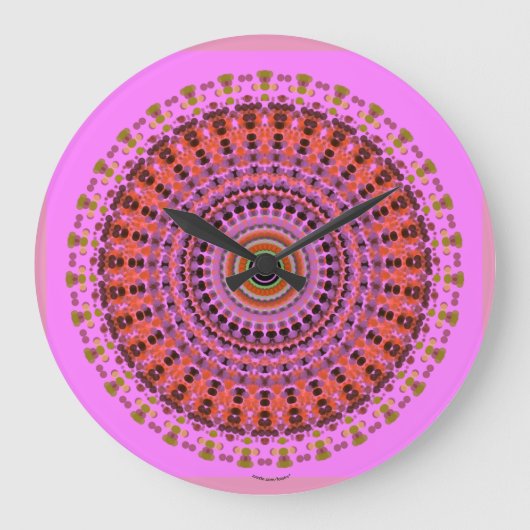 緩和曲線 ラージ壁時計 (正面)