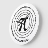 緩和曲線Ip記号のデザイン ラージ壁時計 (傾斜)