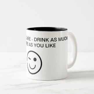 緩和気に的 – 好きなだけコーヒーを飲む ツートーンマグカップ