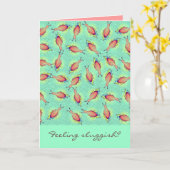 緩慢な感じること カード (黄色い花)