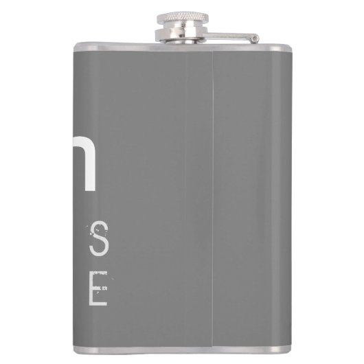 緯度と経度 フラスク (裏面)