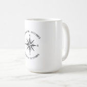 緯度の変化,態度コンパスの変化 コーヒーマグカップ (正面右)