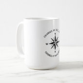 緯度の変化,態度コンパスの変化 コーヒーマグカップ (正面左)