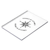 緯度の変化,態度コンパスの変化 ノートブック (左側)