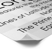 緯度・経度ポスター ポスター (角)