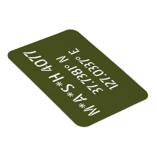 緯度M*A*S*H 4077度 マグネット (右側)