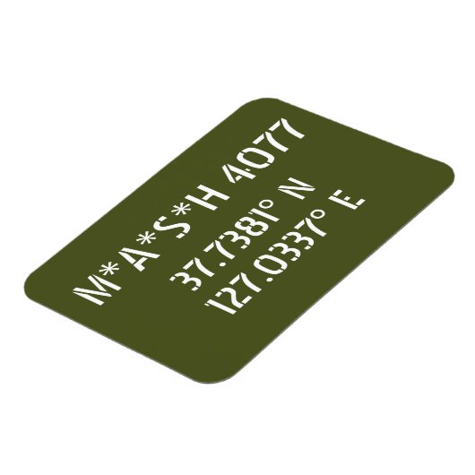 緯度M*A*S*H 4077度 マグネット (左側)
