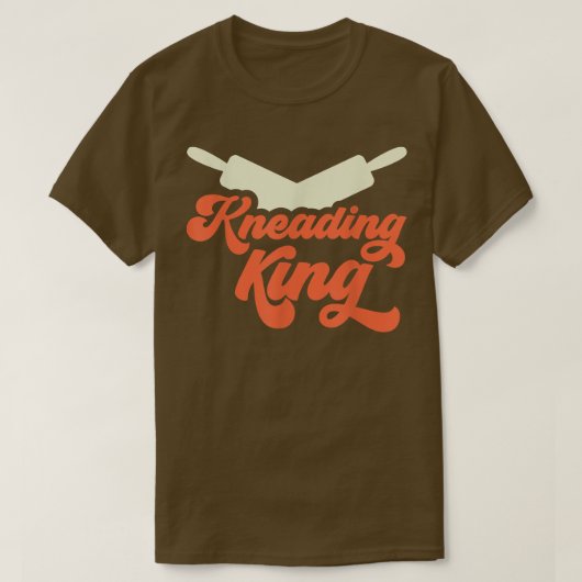 練りキングパン生地パンベーキングTシャツ Tシャツ (デザイン正面)