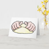 練り生地 カード (黄色い花)