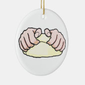 練り生地 セラミックオーナメント (右)