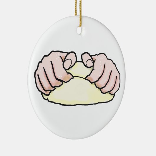 練り生地 セラミックオーナメント (右)