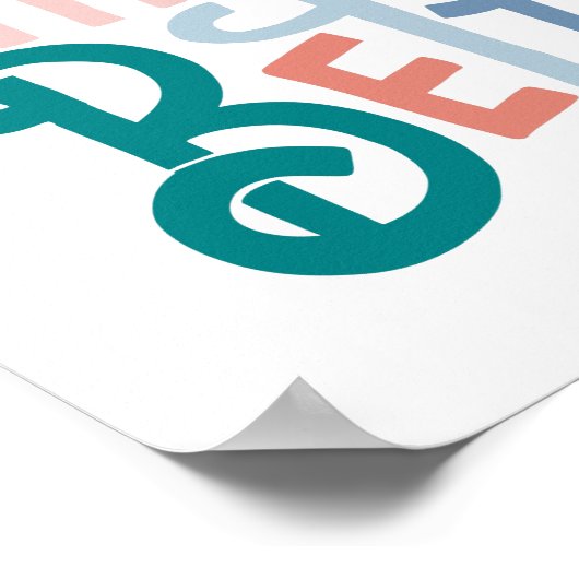 練習が上達 ポスター (角)