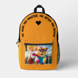 練習すればするほど… プリントバックパック