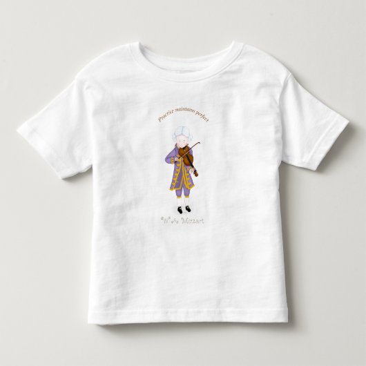 練習でT型を保つ トドラーTシャツ (正面)