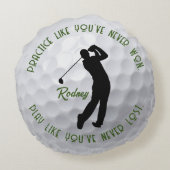 練習とゴ遊ルフ ラウンドクッション (裏面)