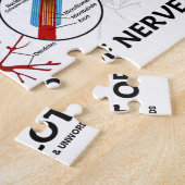 練習の神経学は多くの神経を要求します ジグソーパズル (側面)